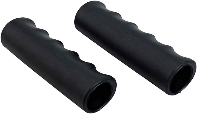 2 Pcs Rubber Wheelbarrow Handle Grips for 22-30mm Round Tubes, Non Slip Heavy Duty Replacement Wheelbarrow Handles, Garden Cart Handle Covers, Anti Skid and Shock Absorption(118 x 26mm)