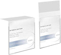 Self Adhesive Label Holder Acrylic Price Tag Displays Sign Holder Clear Table Counter Top Stand 2 Pack (100*100mm/3.94*3.94 inches)