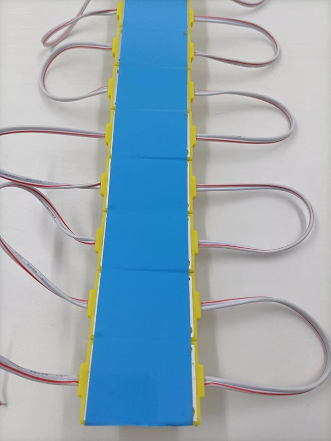 Yellow 12V LED Module with Lens 2.0W for Light Box with Tape Adhesive Back (20pcs Pack)
