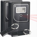 Smart Counter Retail People Counter - Infrared & Wireless, Battery Operated, with 2 Reset Protection Keys, Easy to Install, Black