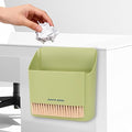 Mini Trash Can Broom Dustpan: Small Hanging Garbage Lint Bin for Laundry Room Office Desk Kitchen Cabinet Door Dorm Table RV Car - Tiny Countertop Bedside Wall Mount Trashcan Brush Dust Pan Set