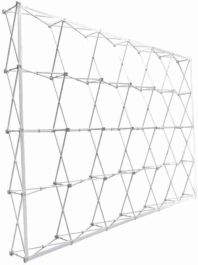 Custom Fabric Pop Up Straight Display, Trade Show Display Backdrop Booth, Hook and Loop Step and Repeat Backdrop for Trade Show Backdrops (Graphic with Frame, 15ftx10ft)