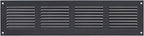 Repa Market Air Vent Cover 16x4 Inch (Outer Dimensions) Anthracite Galvanized Steel Louvered Grill Cover with Mesh Screen/Wall or Ceiling Vent/HVAC Register for Indoor and Outdoor Ventilation