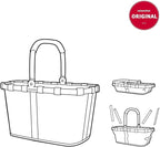 reisenthel carrybag dark blue - Sturdy shopping basket with plenty of storage space and practical inner pocket - Elegant and water-repellent design