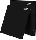 Carstens Records Heavy Duty Vinyl Album Dividers A-Z | Single Sided Printing | 12" LP Organizers with Tabs | Pack of 26 Black | Made in The USA | for Side Browsing