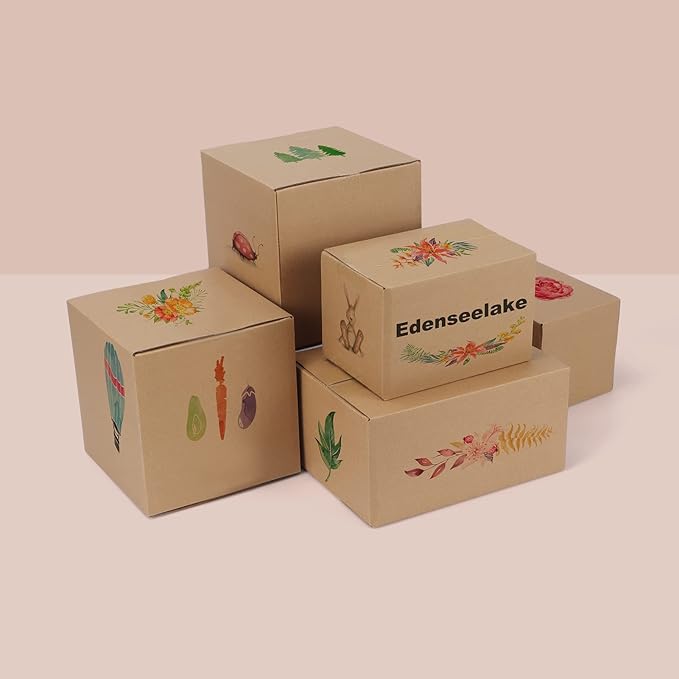 Edenseelake 40 Pack 10x6x6 inches Shipping Boxes Medium Cardboard Boxes for Packing, Moving, Mailing, Brown