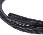 Alex Tech 100ft - 1/2 inch Split Wire Loom Tubing - Black
