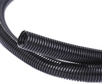 Alex Tech 25ft - 1/2 inch Split Wire Loom Tubing - Black