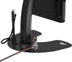 CTA Digital Dual Kiosk Stand – CTA Dual Security Kiosk Stand with Locking Case, Cable, and 360-Degree Rotating Base – Compatible with iPad 7th/ 8th/ 9th Gen 10.2-inch, iPad Air 4, (PAD-ASKB10) – Black