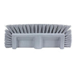 SPARTA Multi-Level Tile Scrub Brush 12" Wide Brush Head, Heavy-Duty Tile Cleaning Brush with End Bristles for Commercial Tiles, Tubs and Floor, Plastic, 12 Inches, Gray, (Pack of 12)