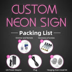 Custom Neon Sign for Wedding, Custom Neon Signs Personalized Wall Decor, Name Sign for Birthday, Party, Bedroom, Bar, Shop, Salon
