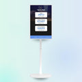 OptiSigns OptiKiosk 32 – Digital Signage Kiosk with 32” Touchscreen, Full HD Display, Preloaded Software for Remote Management, Subscription Required (with Stand & Rechargeable Battery)