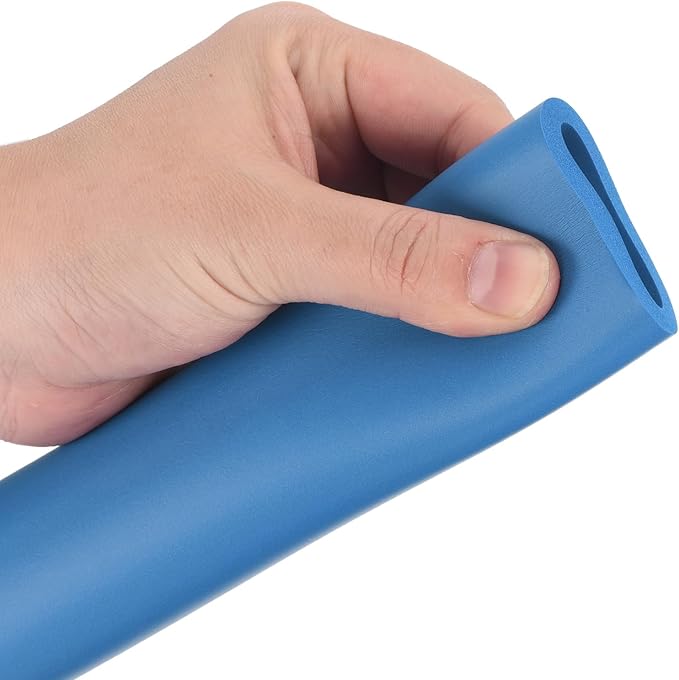 uxcell Foam Tubing for Handle Grip Support,22mm(7/8") ID 32mm(1 1/4") OD 0.3 Meter/1ft Length Blue
