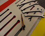 5S Tool Box Shadow Foam Organizers (2 Color) Custom Size (26.25" x 39.75", Black Top/Yellow Bottom)