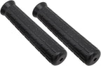 2Pcs Wheelbarrow Rubber Handles Replacement, Anti-slip Handle Grip Covers Weatherproof Handles Non-Slip Round Tubes for Garden Carts(114x16mm Black)