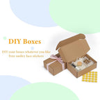 MEBRUDY 9x6x3 Inches Shipping Boxes Pack of 25, Corrugated Cardboard Box for Mailing Packing Literature Mailer