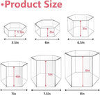 6 Pcs Buffet Risers, Dessert Stands, Acrylic Boxes for Display, Hexagonal Jewelry Showcase, Riser Display Cases Acrylic Display Base, Clear