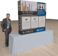 Vispronet Pop-Up Tension Fabric Trade Show Display Booth Frames (5ft x 5ft)