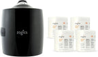 Zogics Wellness Center Wipes and Wall Mounted Dispenser – No-Touch Wipes Dispenser, Mounts Easily to Wall for Quick Access to Wellness Center Cleaning Wipes (Cleaning Wipes + Dispenser)