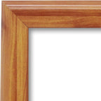 SnapeZo Wood Effect 36x48 Poster Frame, Front-Loading, Wall Mount, Aluminum 1.25" Profile, Professional Series