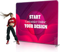 Custom Tension Fabric Display Backdrop Trade Show Backdrop Banner Stand for Weddings, Events, Booth (Double Sided Print 7.5x7.5 Ft)