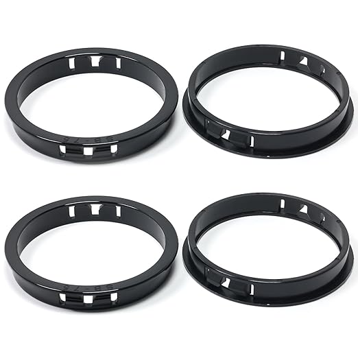4 pcs Black Snap Bushing 2-15/16" (75 mm) Mounting Diameter, Plastic Cable Hole Grommets for Wiring, Round Nylon Snap in Locking Electrical Wire Cord Hose Tubing Bushings Grommets Protectors