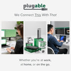 Plugable USB 3.0 and USB-C Universal Laptop Docking Station with 2 HDMI Ports for Windows, Mac (Driver Required), and ChromeOS, Gigabit Ethernet, Audio