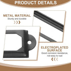 PATIKIL 60x17mm Metal Label Holders, 30 PCS Label Name Card Tag Frames with Screws for Office Library File Cabinets Shelves Wood Drawers Fabric Bins, Black