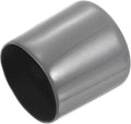 uxcell 4pcs Rubber End Caps 44mm ID Vinyl Round End Cap Cover Screw Thread Protectors Dark Grey, 40mm Height