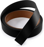 Melamine Edge Banding Black 3/4 inch x 10 ft Veneer Edging Easy Application Iron on Edge Banding Tape for Cabinet Plywood Repairs Furniture Restoration