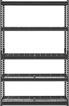 VEVOR Storage Shelves, 2500 lbs, 5 Tier Heavy Duty Garage Shelving, 18" D x 48" W x 72" H Adjustable Metal Shelves for Industrial Shelving Unit Utility Shelf, for Kitchen, Warehouse, Basement, Black