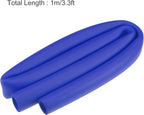uxcell Foam Tubing for Handle Grip Support, 28mm ID 38mm OD 1m Length Blue