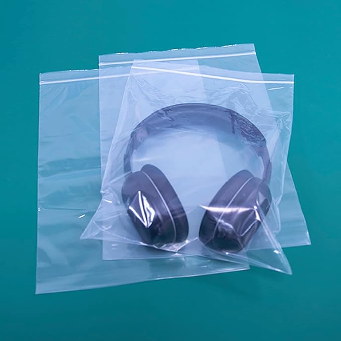 iMailer - 500 Count - 9" x 12" Zip Bags - Clear Reclosable Zip Plastic Poly Bags with Resealable Lock Seal Zipper for Art Prints, A4, Letter Sized Documents, Clothing