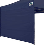 Eurmax USA Instant SunWall 10x10 Canopy Tent Sidewall, 1 Pack (Navy Blue)
