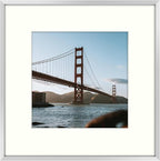 Frametory, 12x12 Metal Picture Frame with Mat for 8x8 Picture & Real Glass, Aluminum Photo Frame Collection (Silver, 1 Pack)