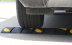 72" x 10" x 2" inch Portable Speed Bump Hump, 6' Feet Durable Collapsible Road Safety Bumps, Vehicles Hump Bumps for Asphalt Concrete Gravel Garage Driveway Roads Parking (72" Curlable Bump)