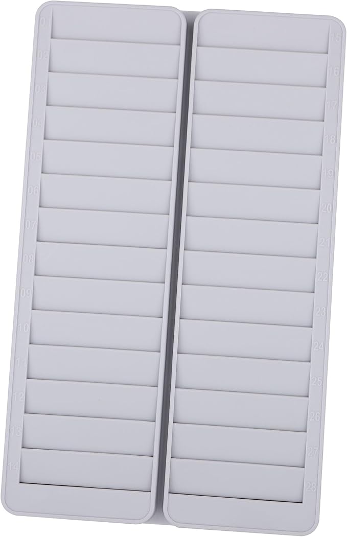 Time Card Holder, Time Card 28 Pockets Slots Wall Mounted Stacking Rack Holder for Employees, Payroll Recorders for Office Factory Supplies