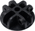 1/2/3 Pcs 4-Way Roof Centre Bracket Pop-up Gazebo Replacement Tent Spare Parts Canopy Connector Plastic Black For Pavilion Tent Parasol Gazebo(1pc)