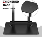 DISPLAYSWORKER Poster Stand for Display,Double Sided Banner Floor Stand with heavy duty Metal Base, Adjustable Pedestal Signage Up to 78 inches for Board & Foam Sign (Double-Pole)