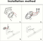 Antique Bronze Picture Lights for Wall Hardwired LED Picture Frame Light Dimmable Painting Lights for Wall Portrait Artwork 23.62 inch 14W Warm White