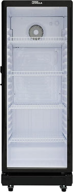 PremiumLevella Glass Door Display Refrigerator 7.1 cu ft Commercial Beverage Cooler Merchandiser