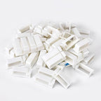 50Pcs Self Adhesive Cable Management Clips,Cable Organizers Wire Clips Cord Holder for PC Laptop Ethernet Cable Desktop Home Office(1.78’’ x 0.75’’ x 0.28’’, White)