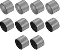 uxcell 10pcs Rubber End Caps 57mm ID Vinyl Round End Cap Cover Screw Thread Protectors Dark Grey