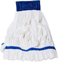 Arkwright Microfiber Tube Mop Head Replacement - Heavy Duty, Lint Free, Super Absorbent & Bleach-Safe, Janitorial Essential for Commercial & Industrial Floor Cleaning, 11 oz, White