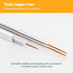 VANoopee 26FT H Track Lighting Rails White, H Type Track Lighting Kit with Floating Canopy Connector, End Caps, Live End Feeds, I T & L Connectors, Compatible with Single Circuit H Style Track System