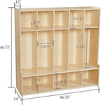 Contender C51000F 5 Section Seat Locker 46.75" W Assembled