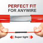 Chanzon 2:1 Ratio 1-1/8" (28mm) Heat Shrink Tubing 3.3Ft Roll (1M Total Length) Black Polyolefin Sleeving Wrap Shrinking 2 to 1 1pcs