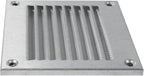 Repa Market 4x4 Inch Air Vent Cover/Galvanized Steel Louvered Grill Cover with Mesh Screen/Wall or Ceiling Vent/Durable Flush Mount HVAC Register for Indoor and Outdoor Ventilation