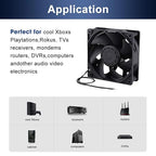 Wathai EC Industrial Case Fan 120mm x 38mm Ball Bearing 116 CFM AC 110V 115V 120V 220V 240V Brushless Cooling Fan 120x120x38mm