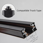 5CCT LED Track Lighting Heads Dimmable 20W 5CCT 2700K/3000k/3500k/4000k/5000k,Versatile H Track Lighting Heads,Zoomable Beam 15° to 60° Ideal for Accent Art and Task Lighting, (Black, 4 Pack)